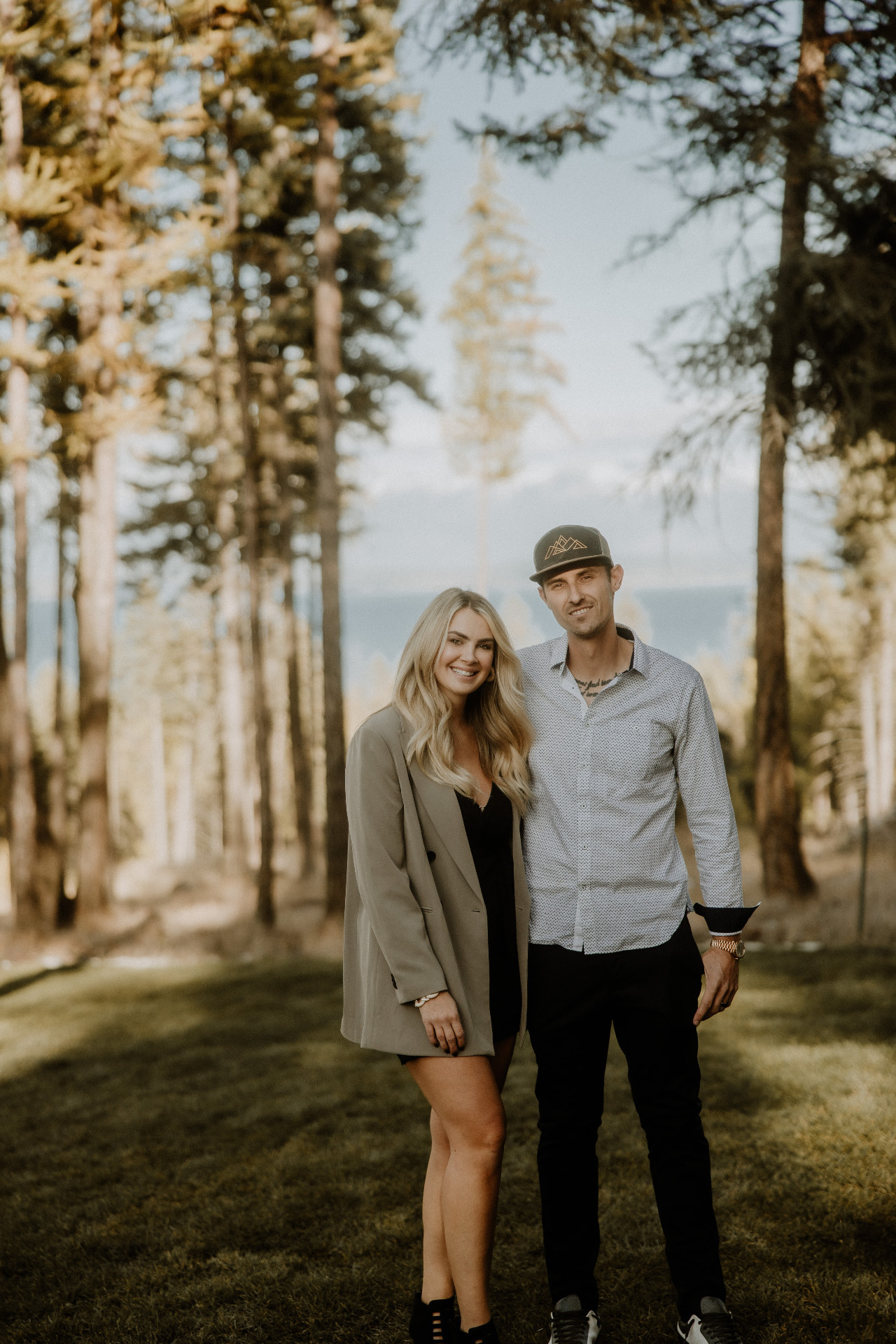 Claudia and Eric on the estate