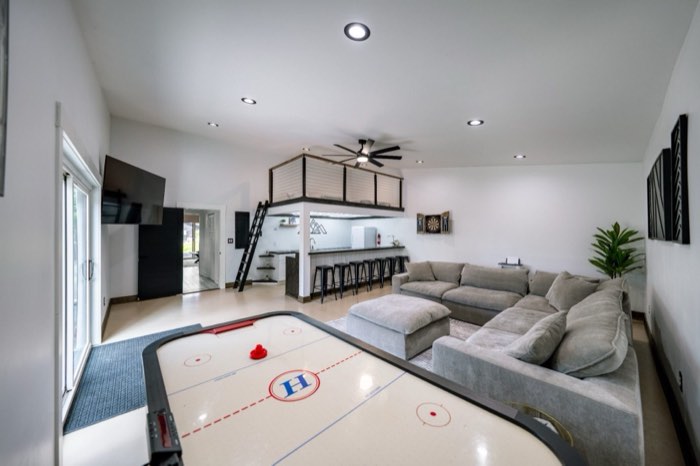 Another view of the game room